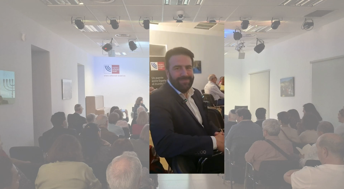 Jon Iñarritu recomendó un libro propagandístico sionista en el Centro Sefarad-Israel