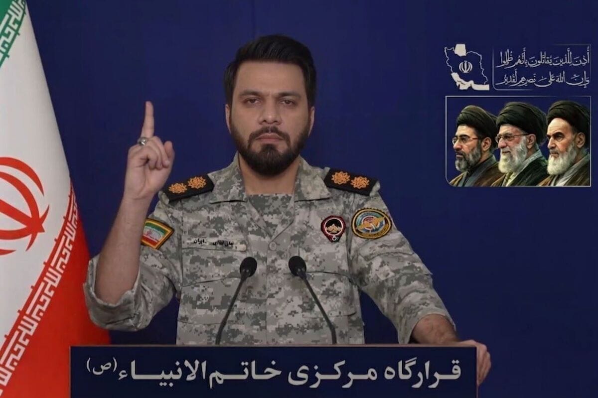 El teniente coronel iraní Ebrahim Zolfaqari. Foto: IRNA