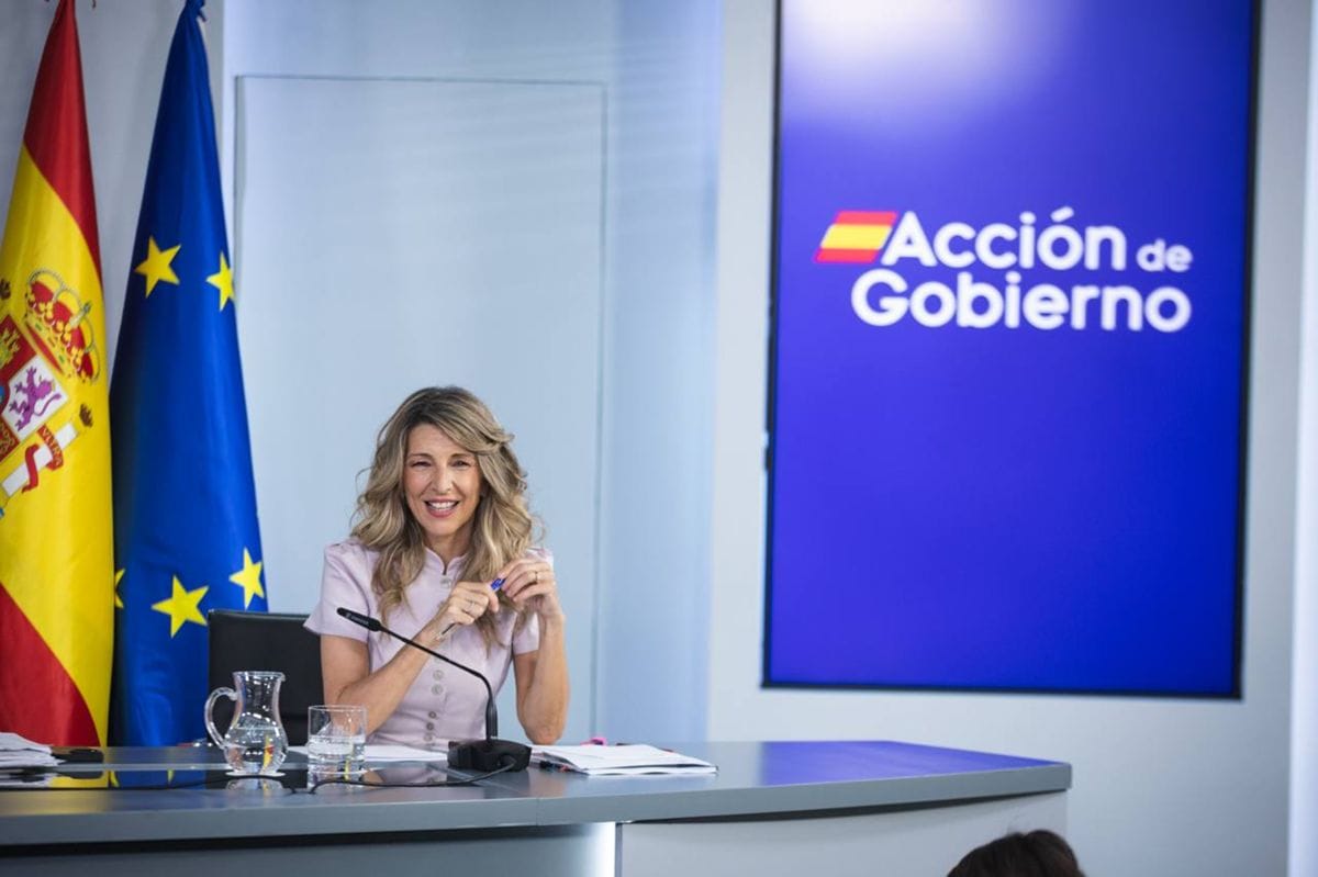 Imagen de archivo de Yolanda Díaz, ministra de Trabajo del Gobierno español. Foto: prensa.mites.gob.es 