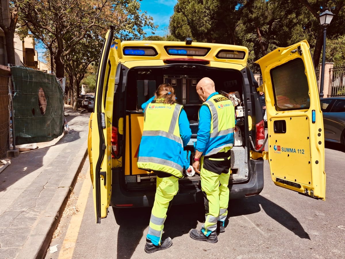 Accidente laboral en Villaviciosa de Odón. Foto: @112cmadrid (X)