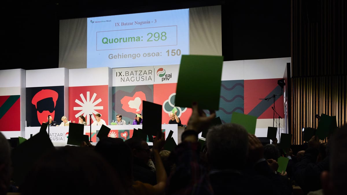 El PNV ingresó 10,4 millones de origen público en 2024