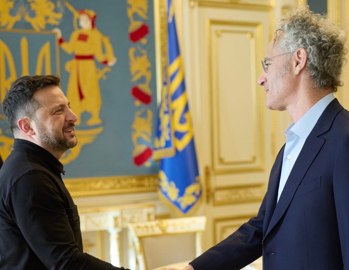 Zelensky se reúne con el director de Palantir