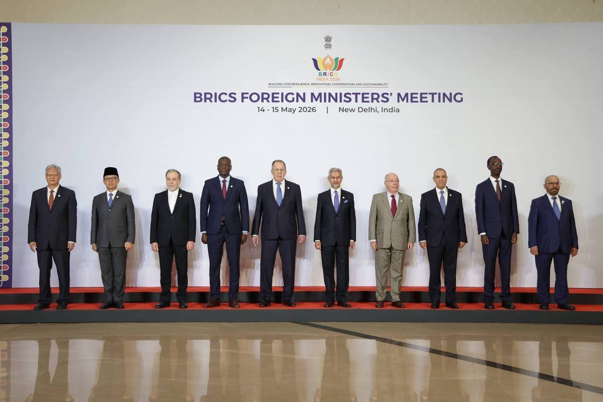 Reunión de los BRICS en Nueva Delhi (India). Foto: @mfa_russia (X)
