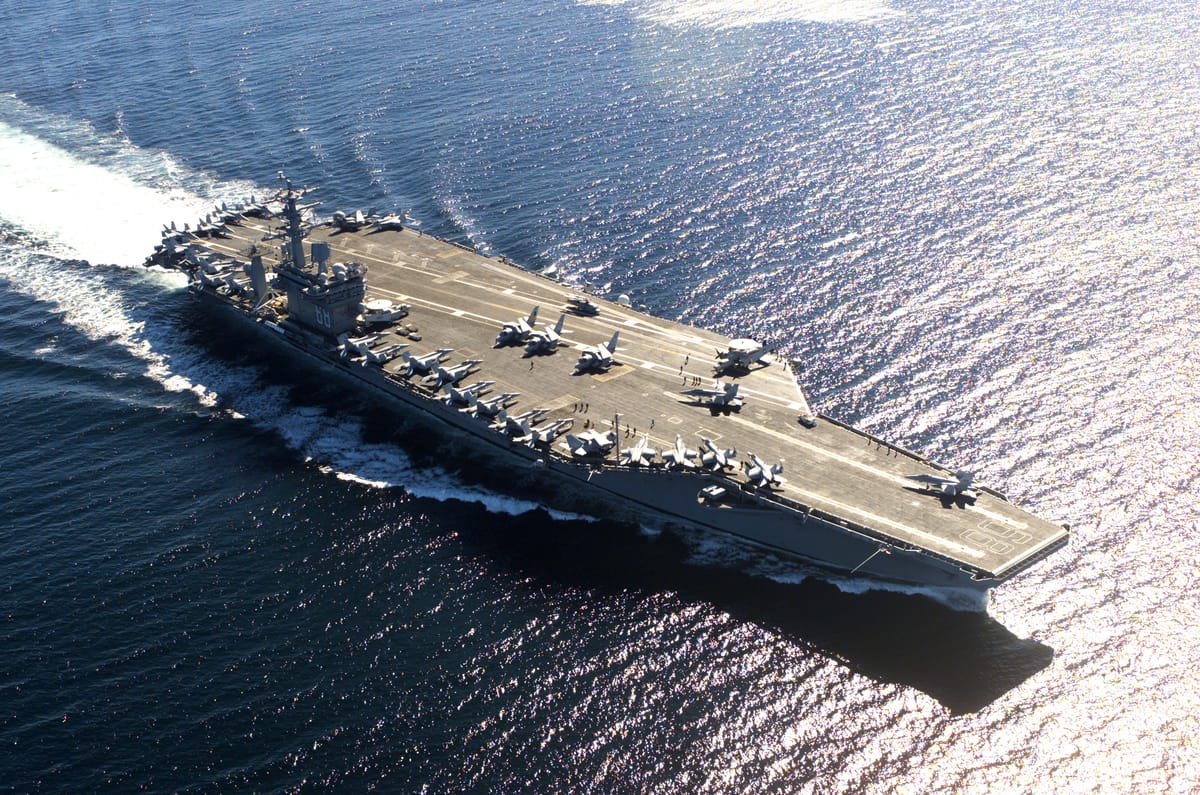 Imagen de archivo del portaaviones de propulsión nuclear USS Nimitz. Foto: NYT