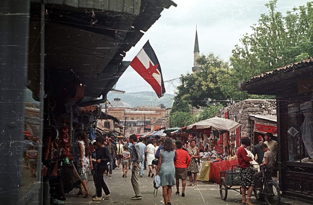 Imagen de archivo de Sarajevo (República Socialista de Bosnia y Herzegovina) en los años 60. Foto: Marxist Culture/reddit
