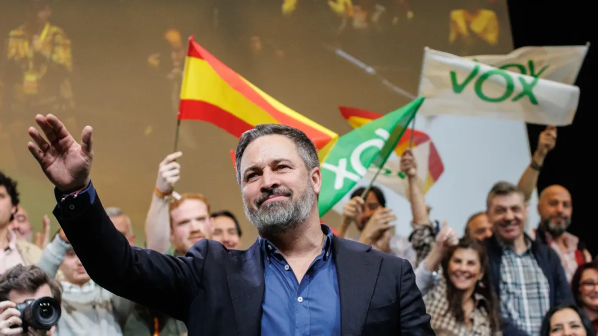 Imagen de archivo de Santiago Abascal. Foto: 20minutos.es