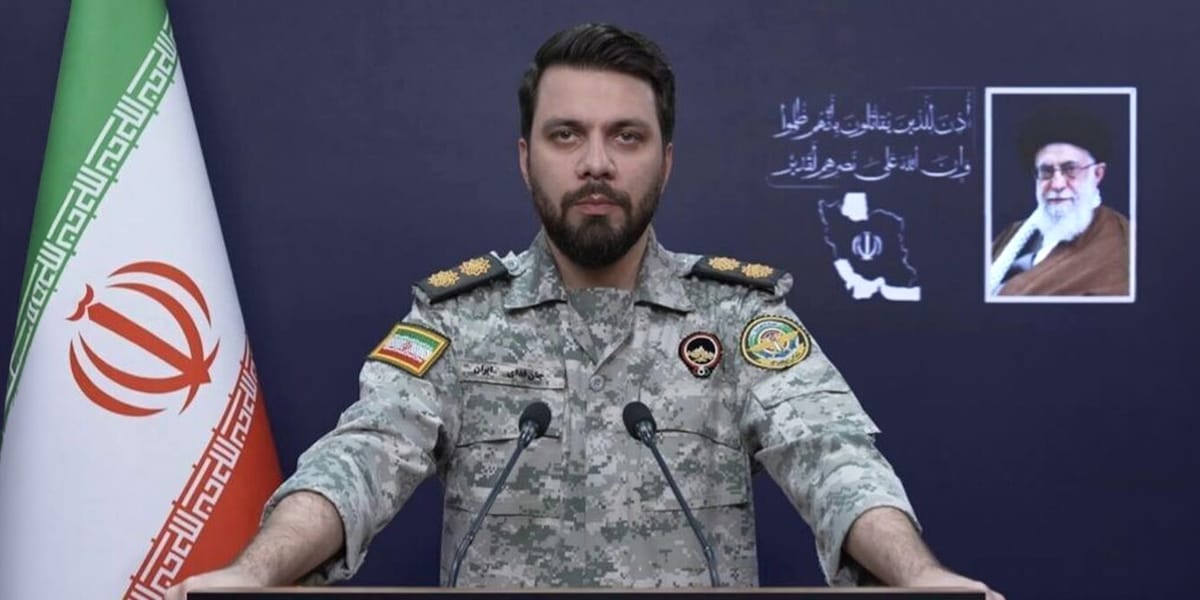 El portavoz del ejército iraní, Ebrahim Zolfaghari. Foto: kurdistan24.net