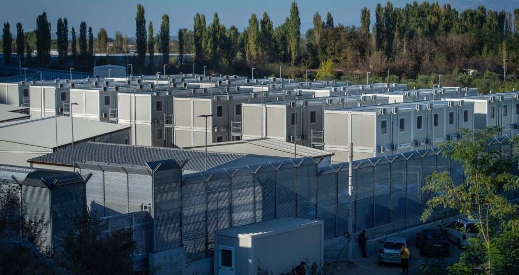 El campo de concentración para personas migrantes de Gjadër en Albania. Foto: infomigrants.net