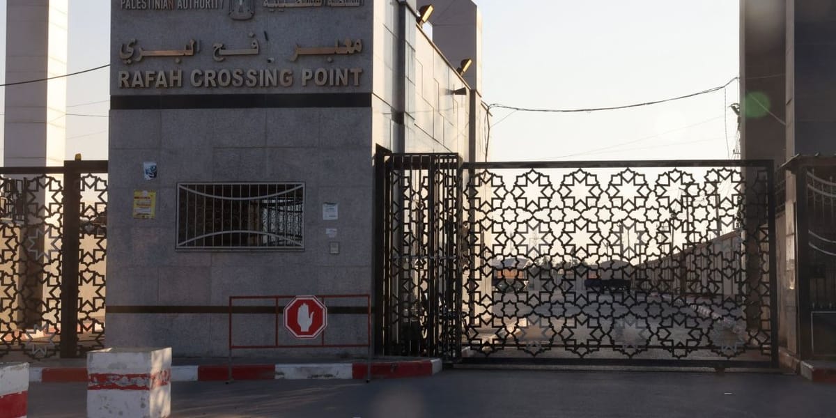 Paso de Rafah cerrado, Gaza. Foto: cnn.com
