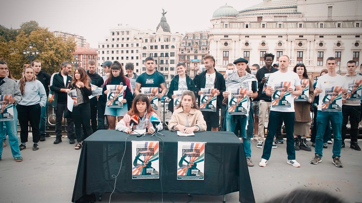 Una docena de colectivos vascos llaman a movilizarse el 20 de junio en Bilbo