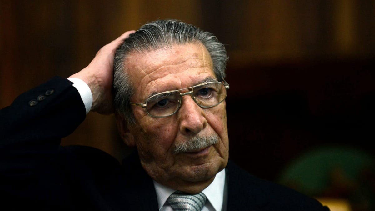 Imagen de archivo de Efraín Ríos Montt. Foto: prodavinci.com