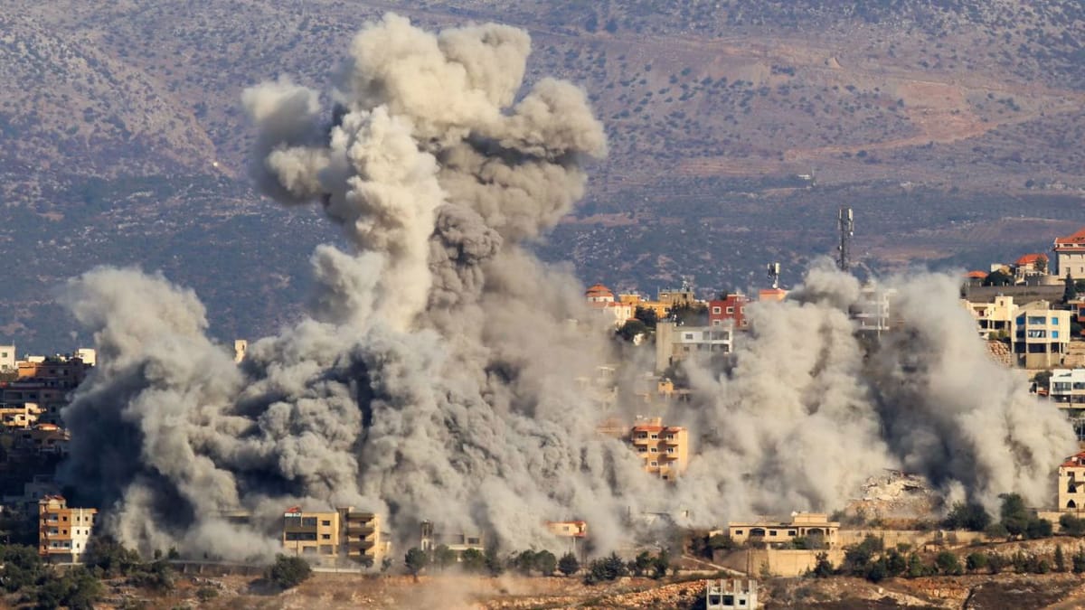 Bombardeos israelíes sobre el sur del Líbano. Foto: cnn.com
