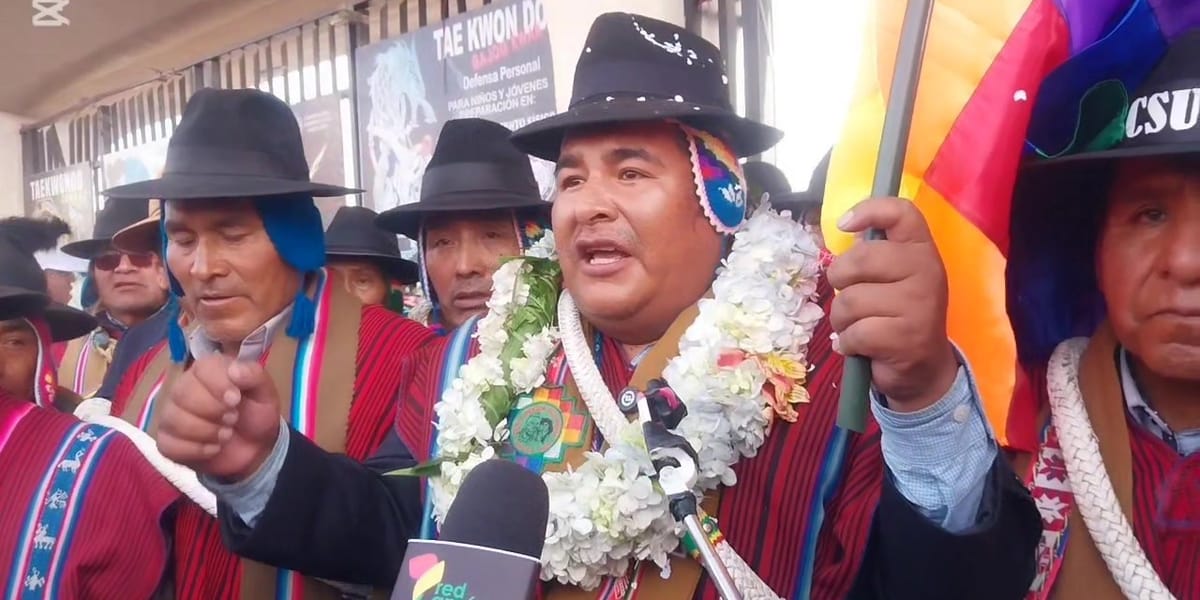 Detenido el líder campesino Vicente Salazar en Bolivia