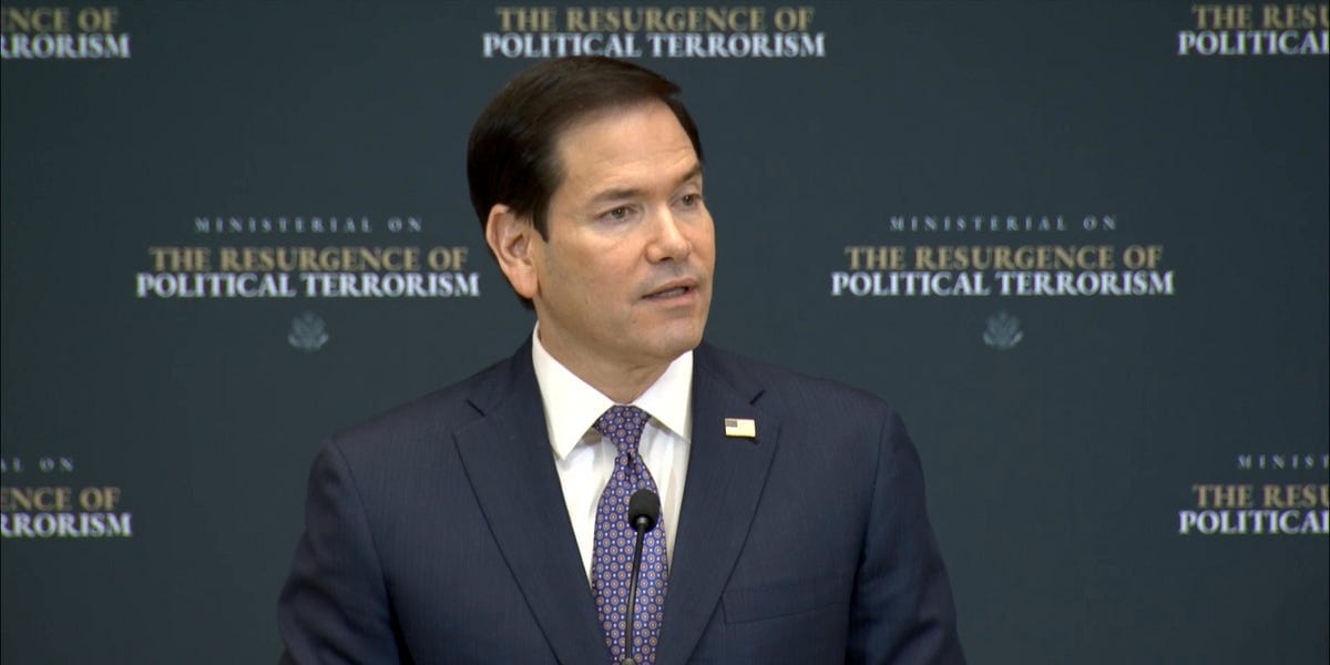 Marco Rubio, durante la cumbre en Washington. Foto: statedept.substack.com 
