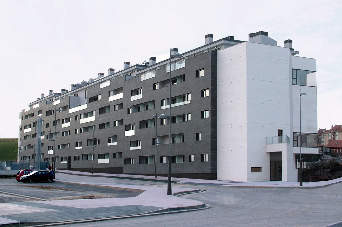 Imagen de archivo de una promoción de VPO en Alacant. Foto: DZED