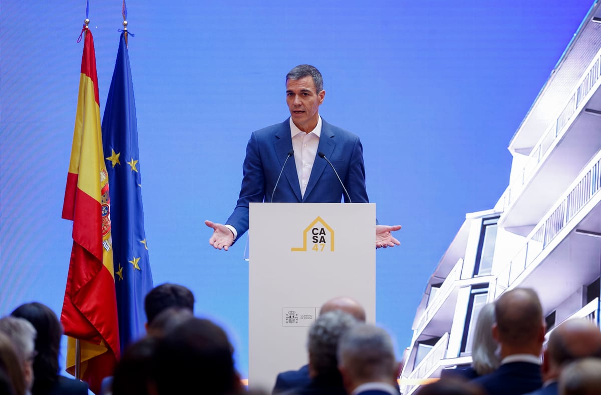 Sánchez presenta el portal de vivienda pública Casa 47 con tan solo 800 pisos disponibles