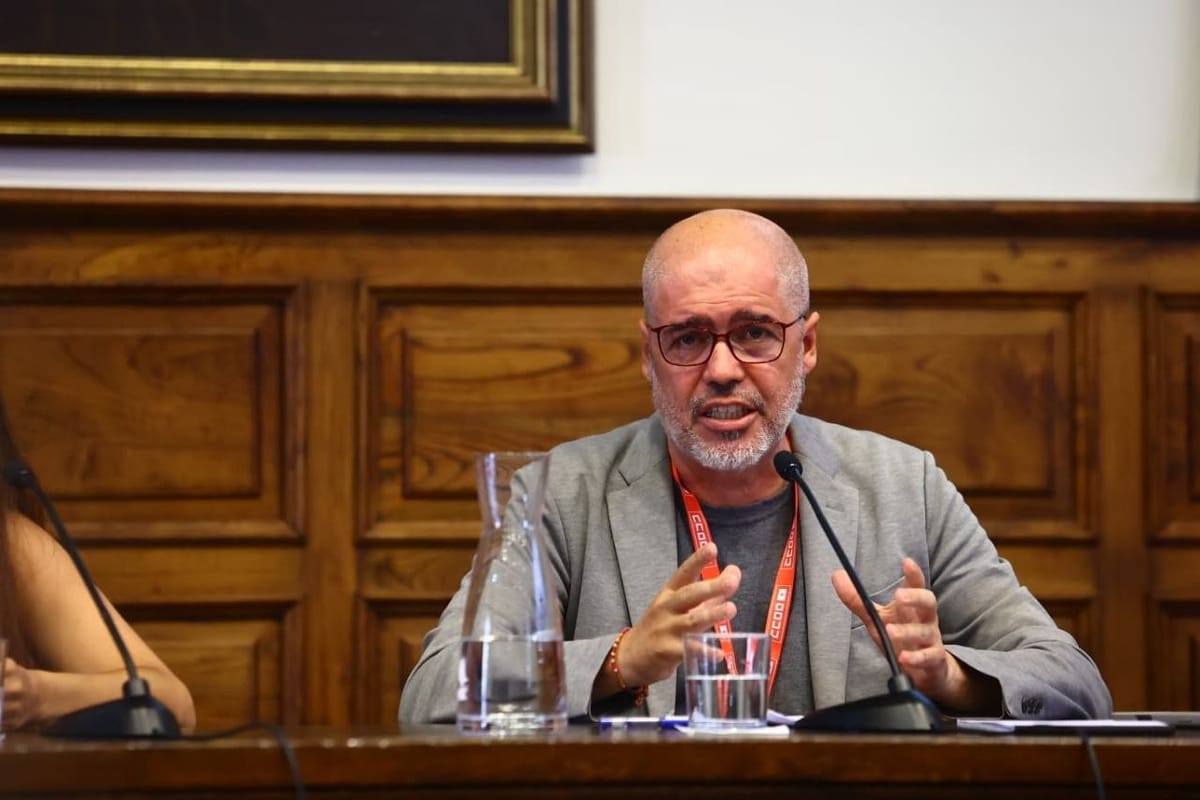 Imagen de archivo de Unai Sordo, secretario general de CCOO. Foto: CCOO