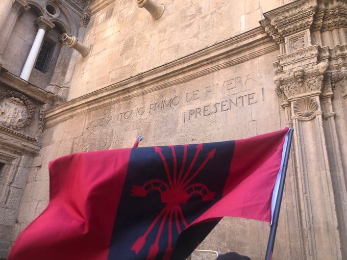 Manifestación por la “memoria falangista” en Murcia, autorizada por el Gobierno
