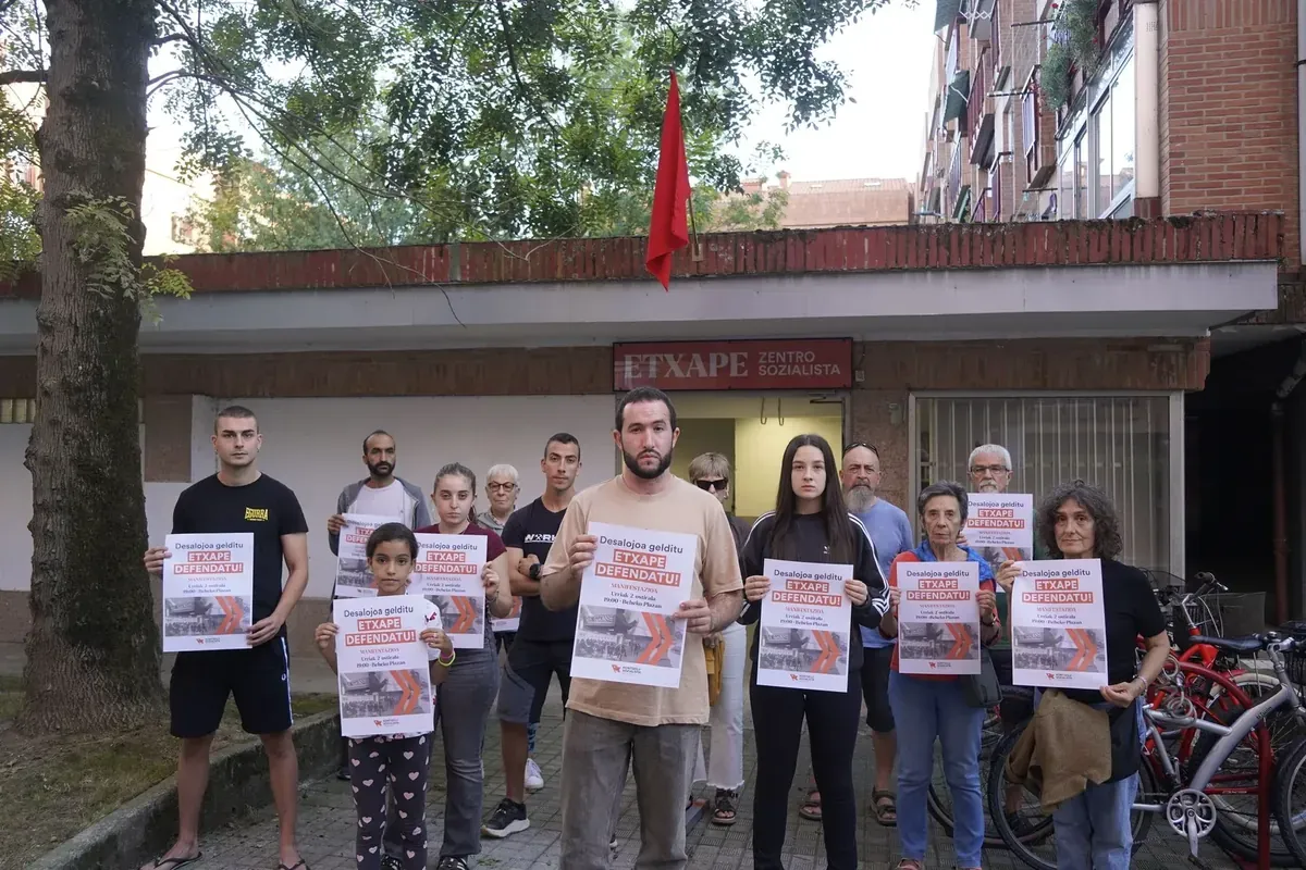 Un promotor quiere desalojar el Centro Socialista Etxape de Zumaia, amenazando con 300 euros diarios de multa