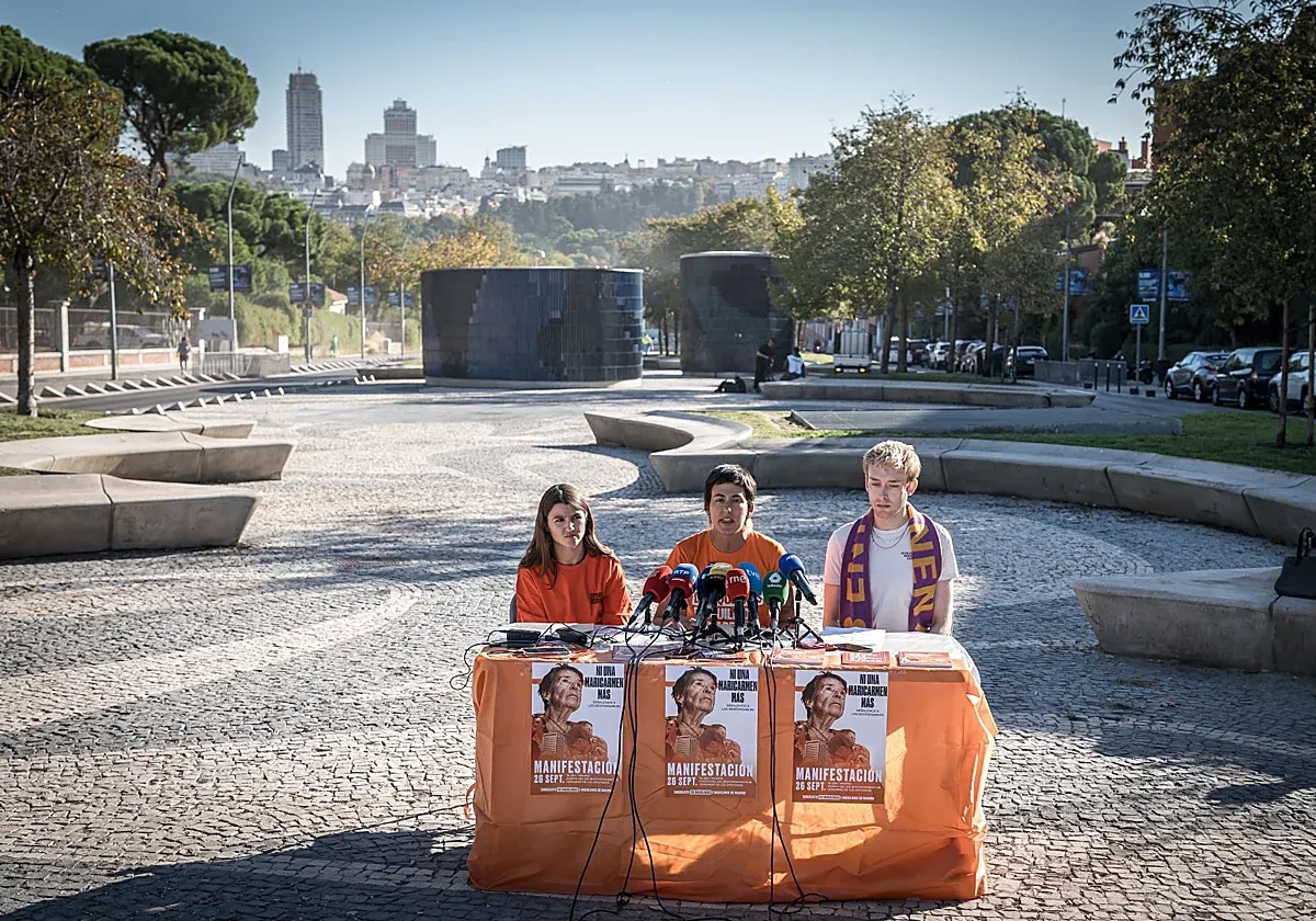 Rueda de prensa del Sindicato de Inquilinas. Foto: EP