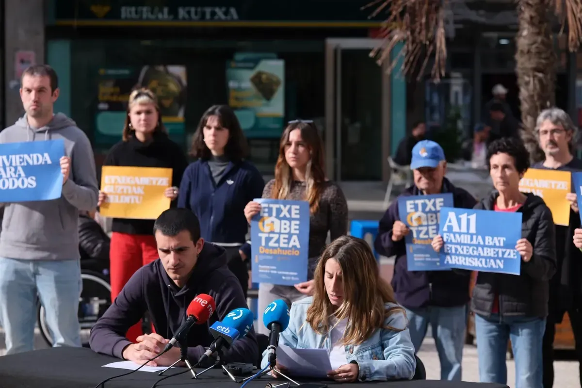 Rueda del Sindicato Socialista de Vivienda de Donostia. Foto: Gedar Langile Kazeta.
