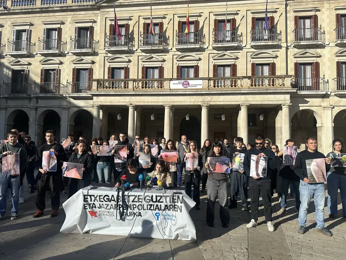 El Sindicato Socialista de Vivienda denuncia a los responsables políticos del desahucio de Gasteiz y la violencia policial