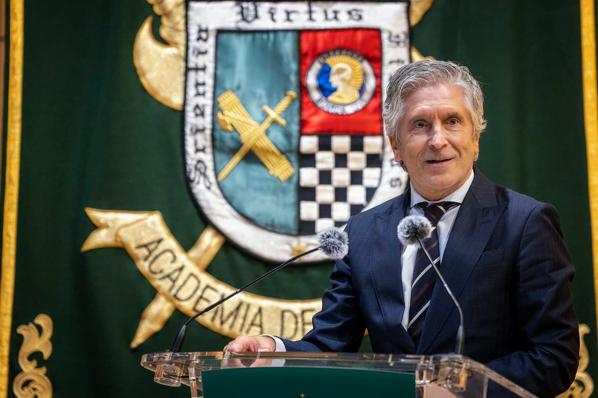 Imagen de archivo del ministro del Interior del Gobierno español, Fernando Grande-Marlaska. Foto: Ministerio del Interior.