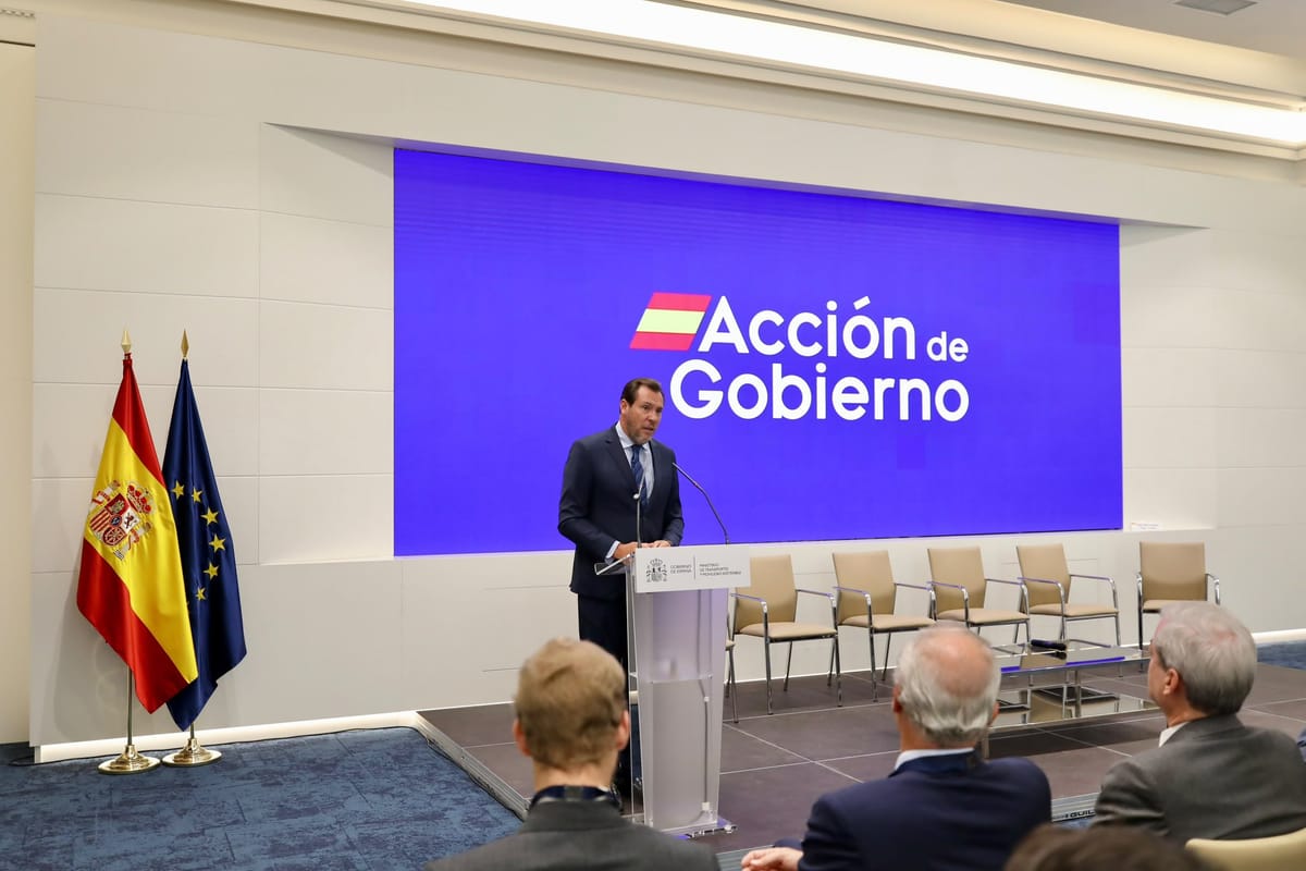 Imagen de archivo del ministro de Transportes Óscar Puente. Foto: @oscar_puente_ (X).