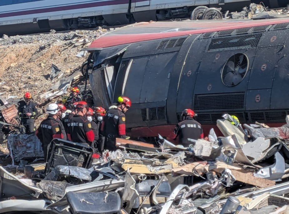 Al menos 68 muertos confirmados en el siniestro ferroviario de Urda