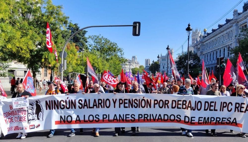 Casi un 36% de las pensiones en el Estado español está bajo el umbral de la pobreza
