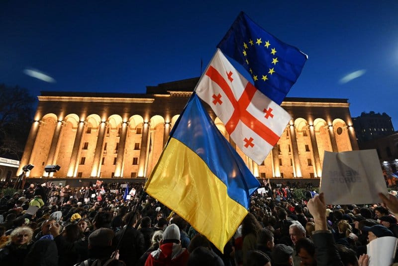 Quinta noche de protestas en Georgia por el aplazamiento de la adhesión a la UE