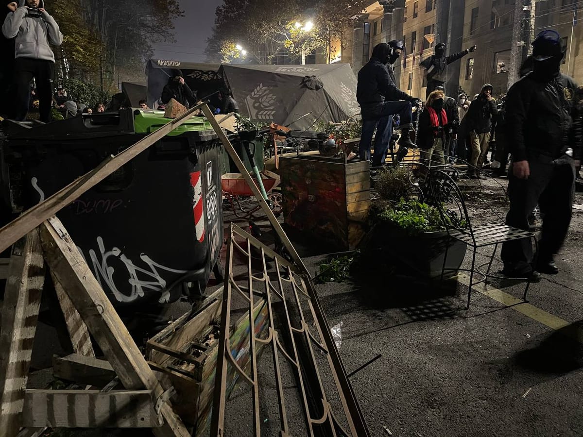 Más de 400 detenidos en las protestas de Georgia