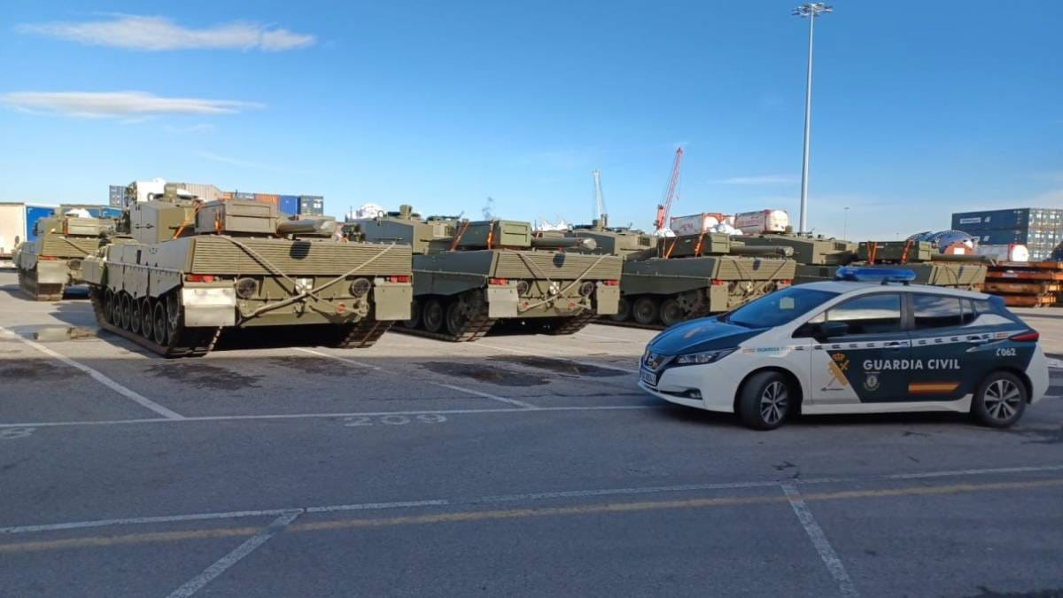 El Gobierno español manda tanques leopard a Ucrania