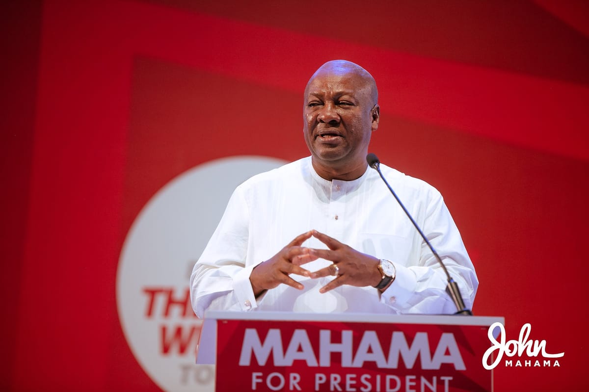 John Mahama gana las elecciones presidenciales en Ghana tras la derrota de Bawumia