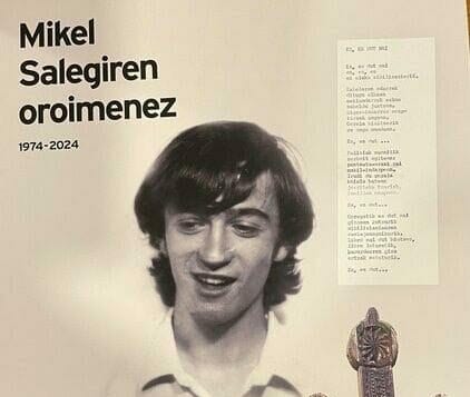 Se cumplen 50 años del asesinato de Mikel Salegi a manos de la Guardia Civil