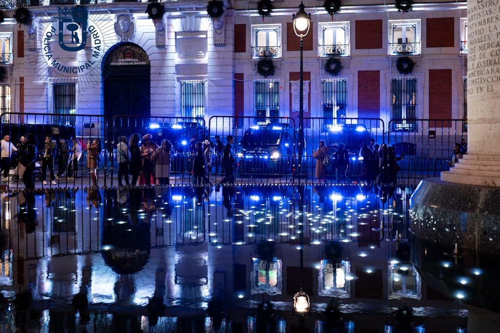 Dispositivo policial reforzado para Nochevieja en Madrid