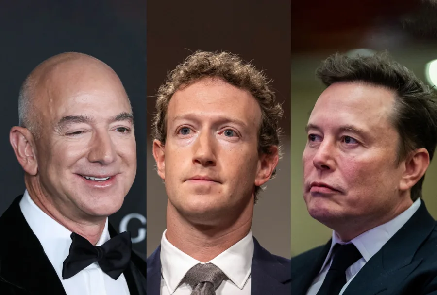 Bezos, Zuckerberg y Musk asistirán a la investidura de Donald Trump
