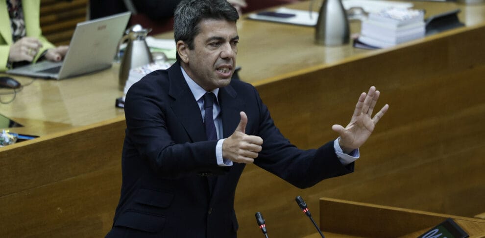 Mazón critica al Gobierno español "por priorizar ayudas a Gaza frente a la DANA", generando amplio rechazo político