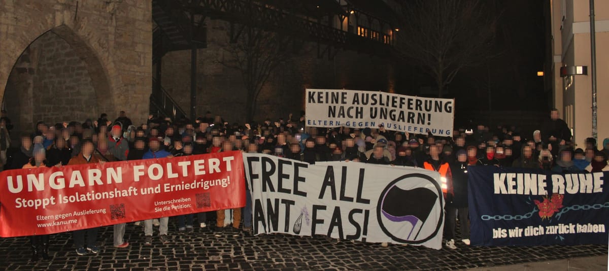 Siete antifascistas represaliados en Budapest se entregan en Alemania