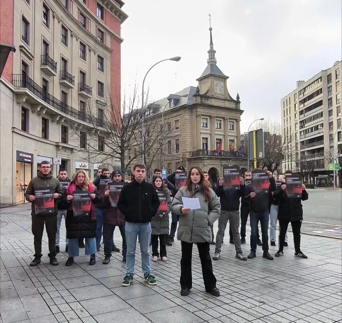 El Gobierno español sanciona a 31 jóvenes de Iruñea por protestar contra Vox