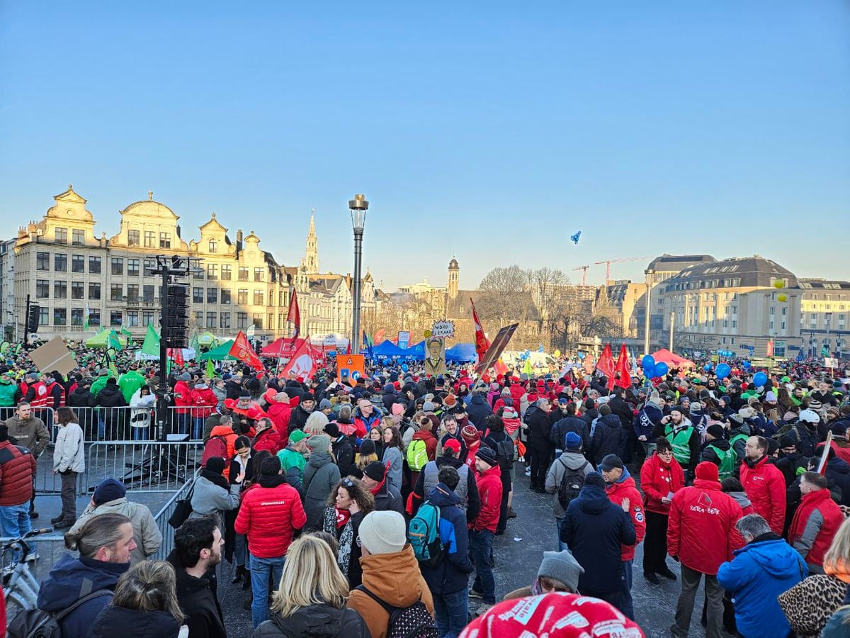 Huelga nacional en Bélgica contra el nuevo plan de pensiones