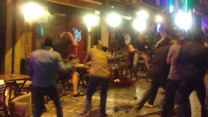 Varios aficionados de la Real heridos por fascistas de la Lazio