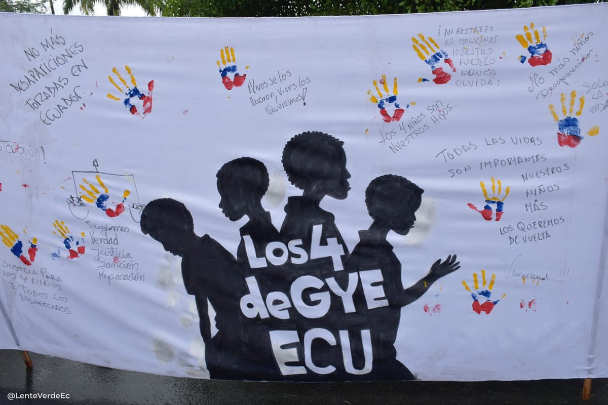 Se confirma la muerte de los cuatro menores desaparecidos en Ecuador