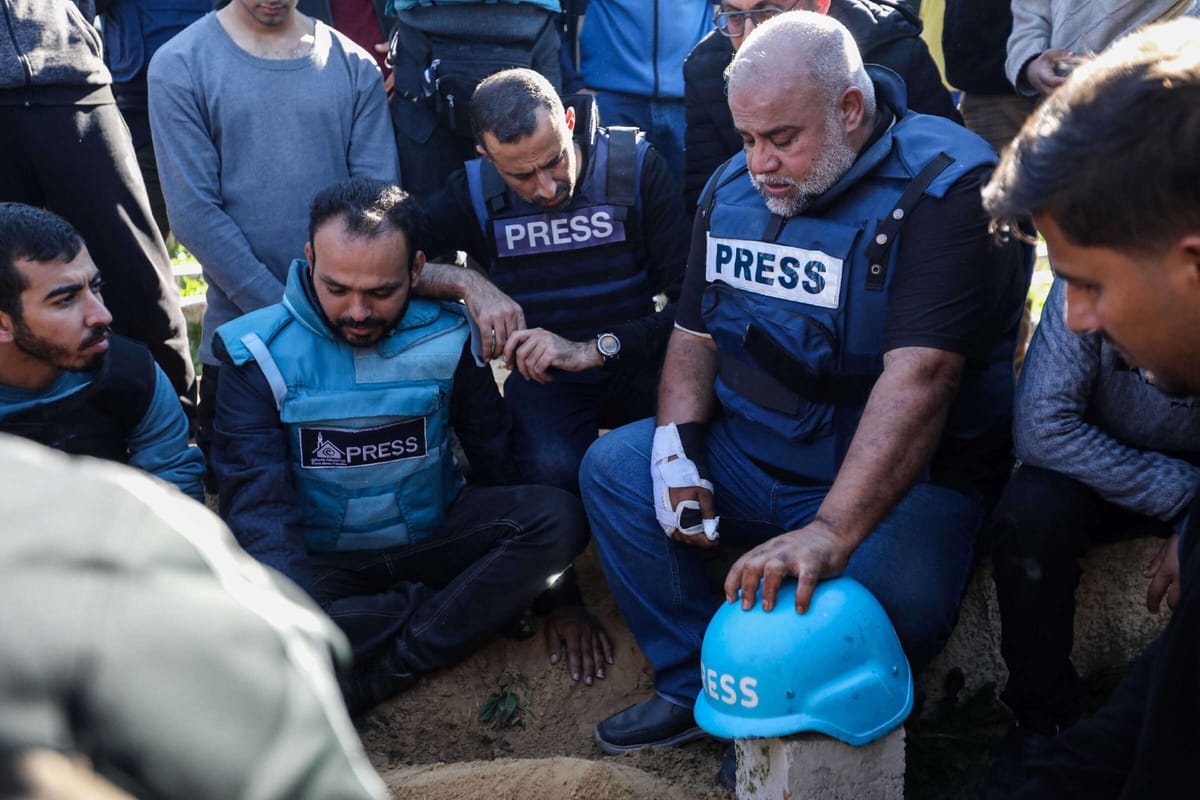 2024 registró el mayor número de periodistas asesinados, con Israel como principal responsable