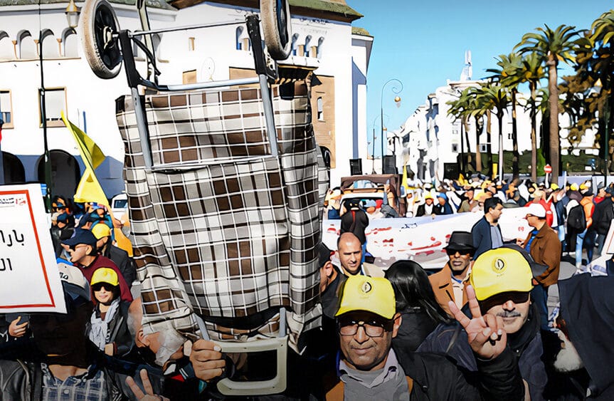 Marruecos paralizado por huelga general contra la ley de huelga y la inflación