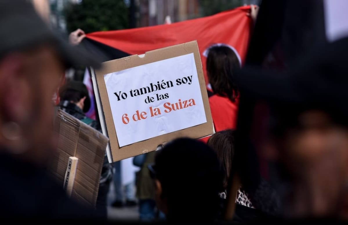 Manifestación por 'Las 6 de La Suiza' en Madrid