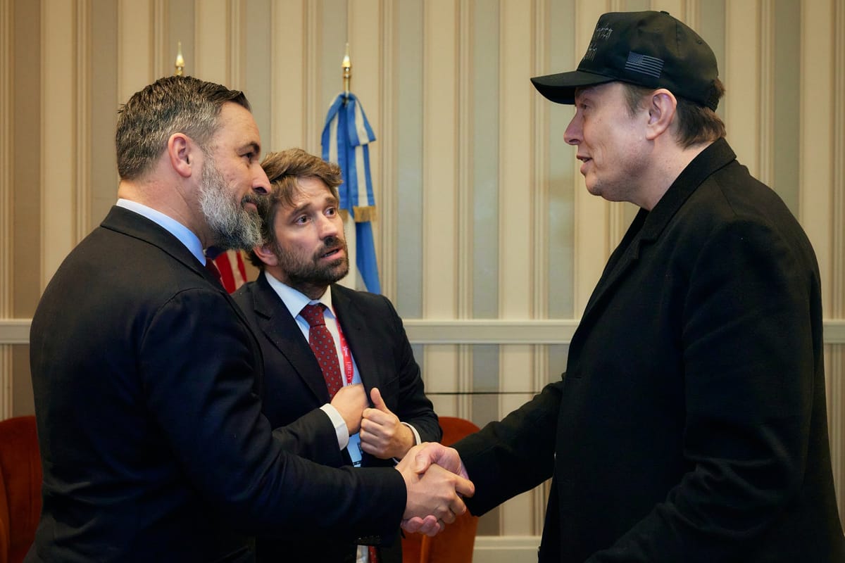 Abascal se reúne con Elon Musk en Washington