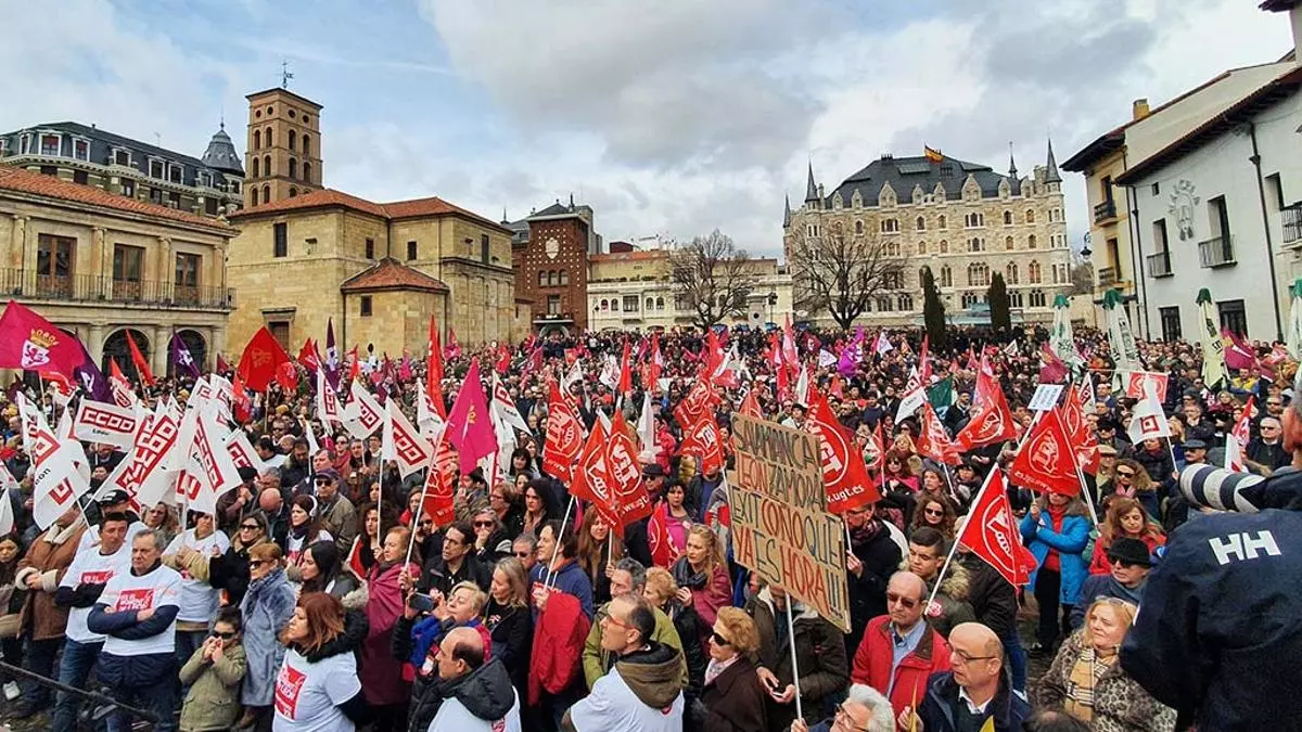 León volverá a salir a la calle el 16 de febrero para exigir "soluciones reales" a la crisis económica y social