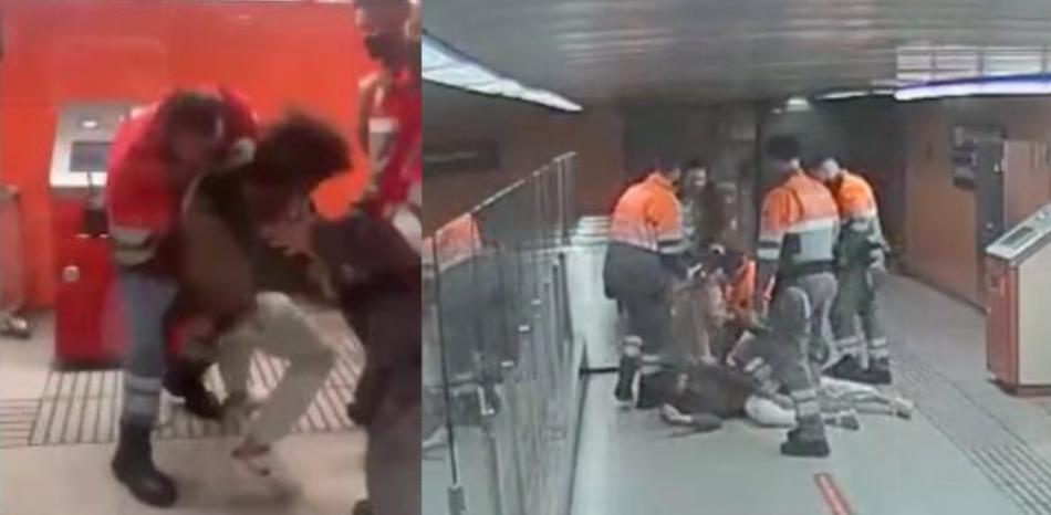 Condenan a un vigilante del metro de Barcelona por fracturar la pierna a un pasajero