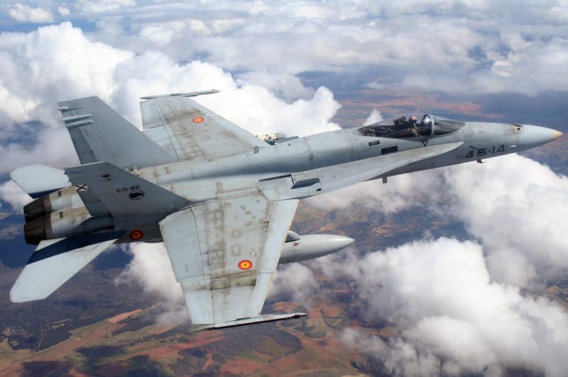 El Ejército del Aire español estudia enviar aviones F/A-18 a Ucrania al renovar su flota